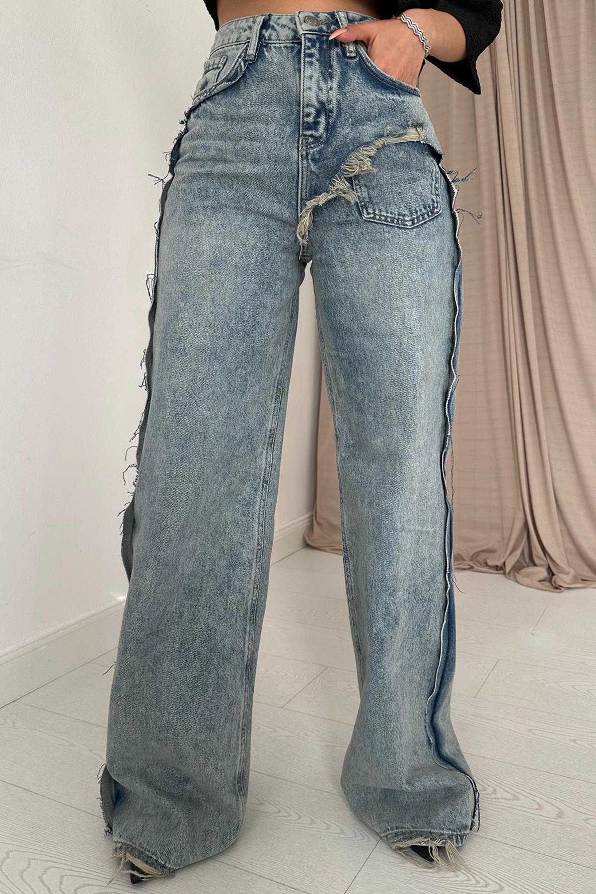 Sasha - Jeans with Side Slits