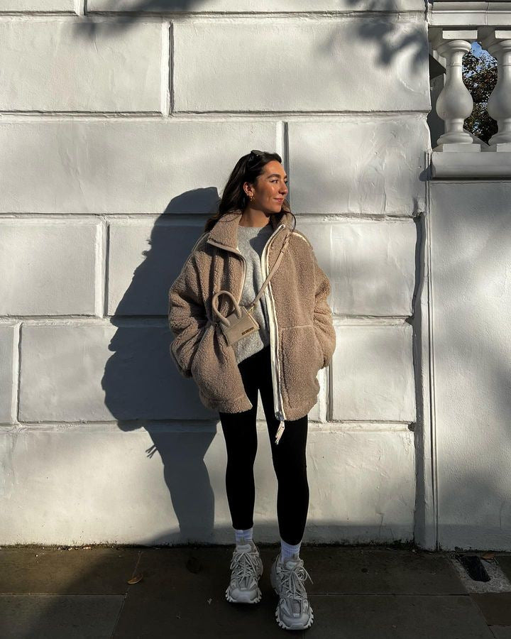 Miveah - Teddy Outdoor Zip Jacket