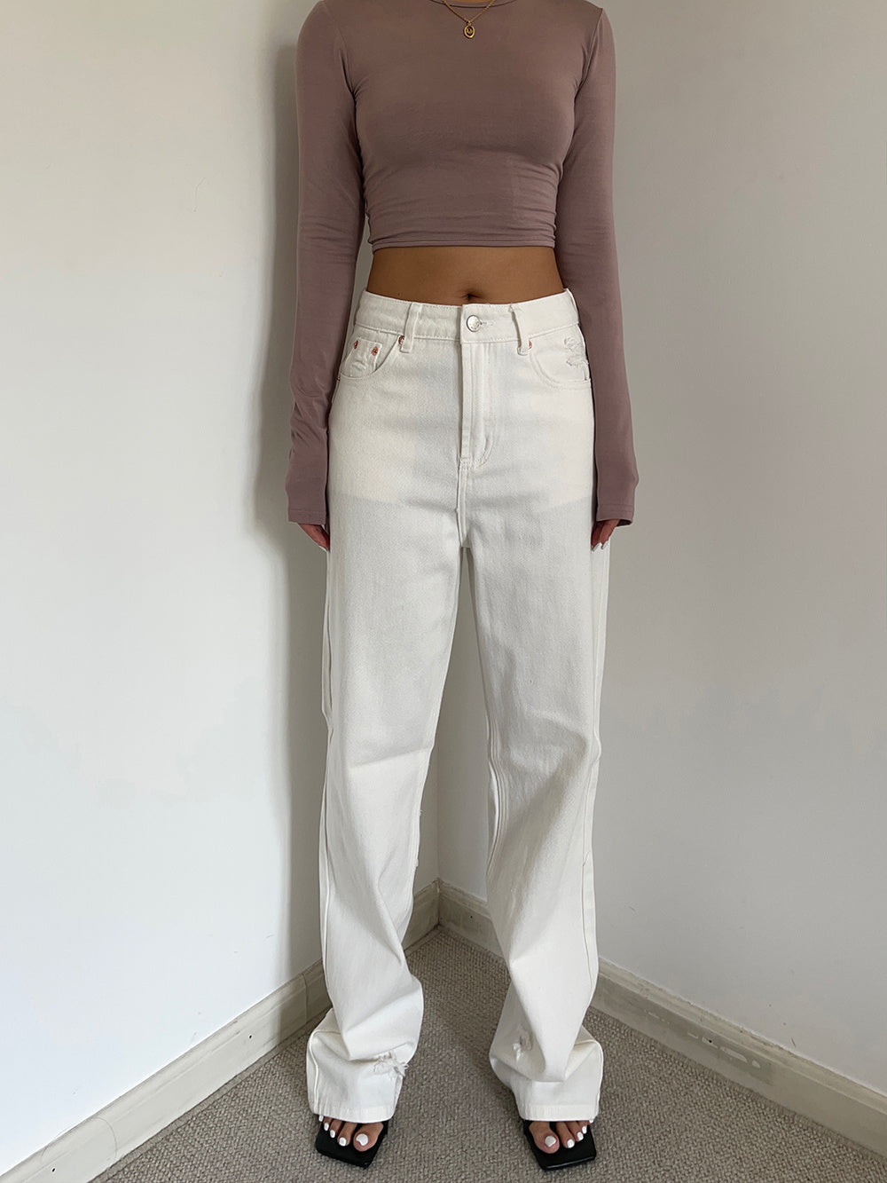 Giulia - Retro High Waist Loose Wide Legs Jeans