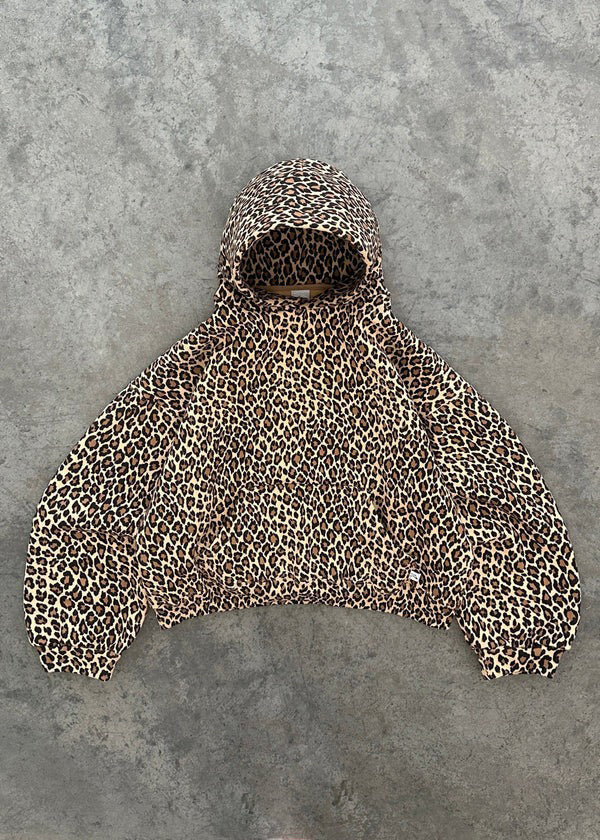 Minoa - Leopard Print Hoodie
