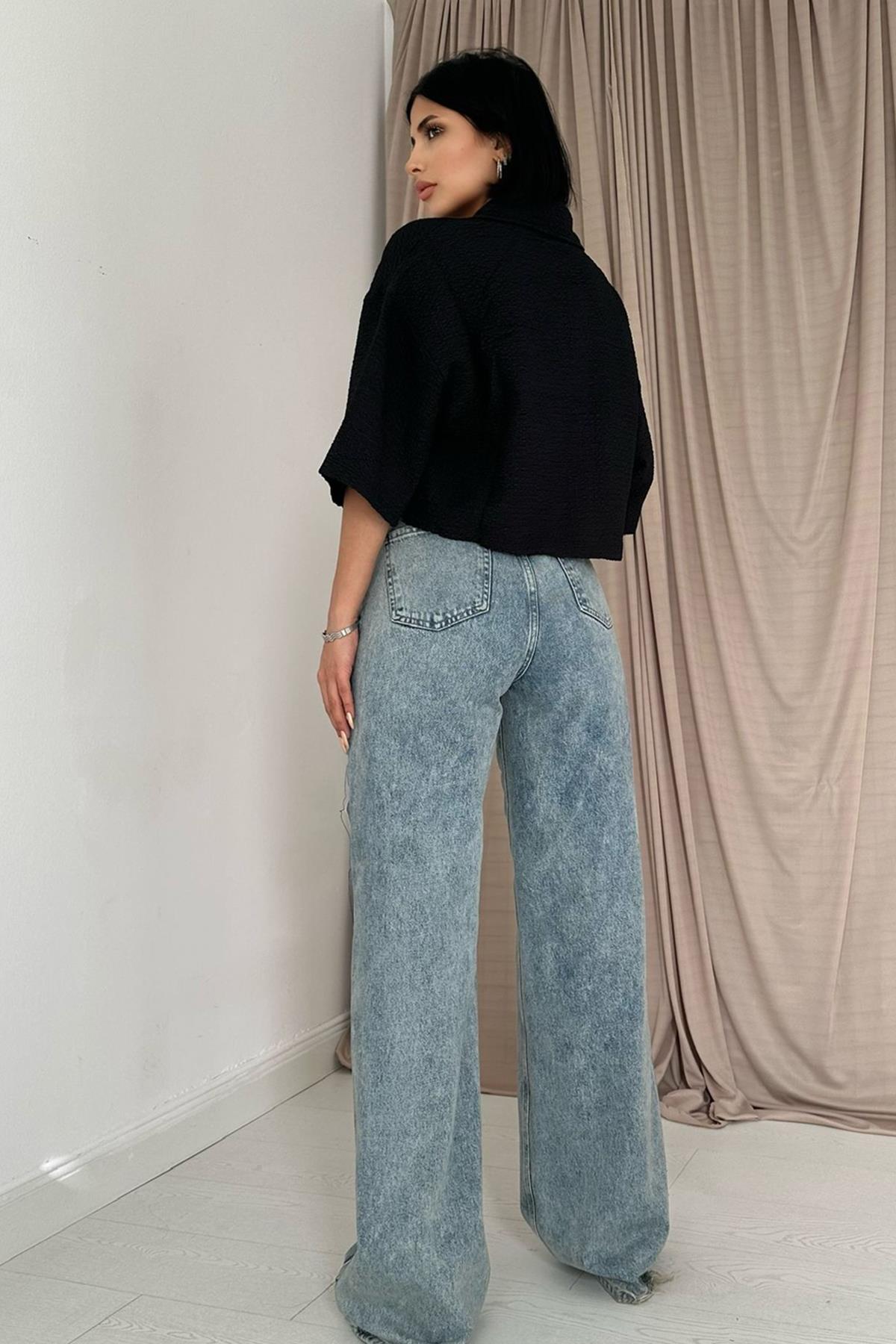 Sasha - Jeans with Side Slits