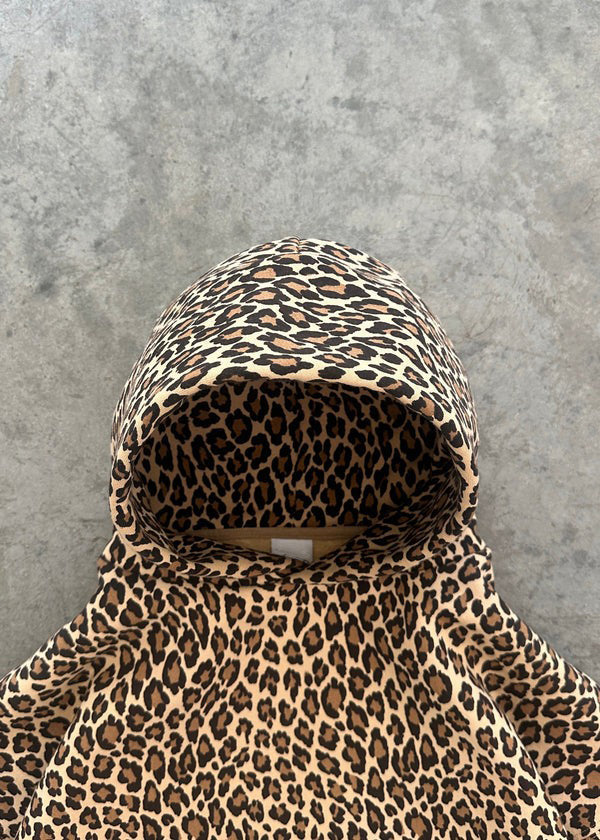 Minoa - Leopard Print Hoodie