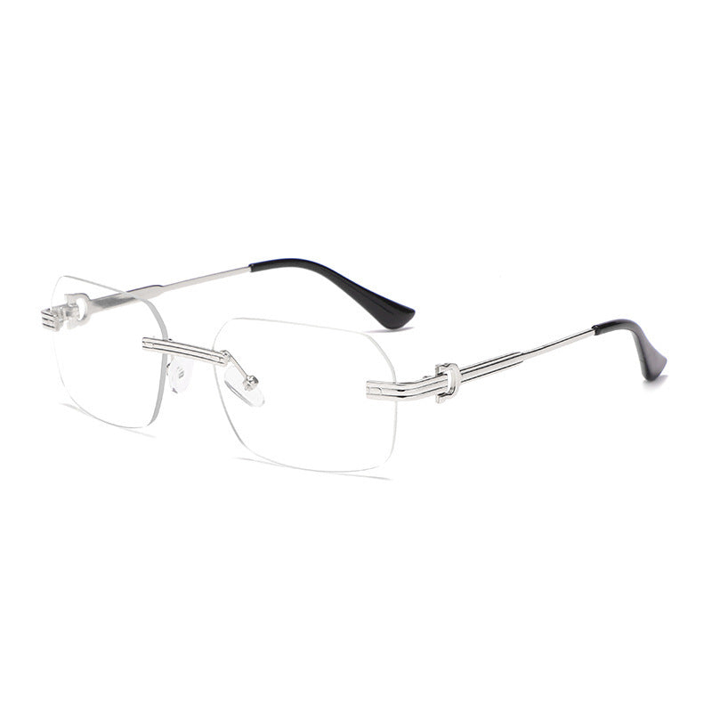 Crystal Cut Square Sunglasses