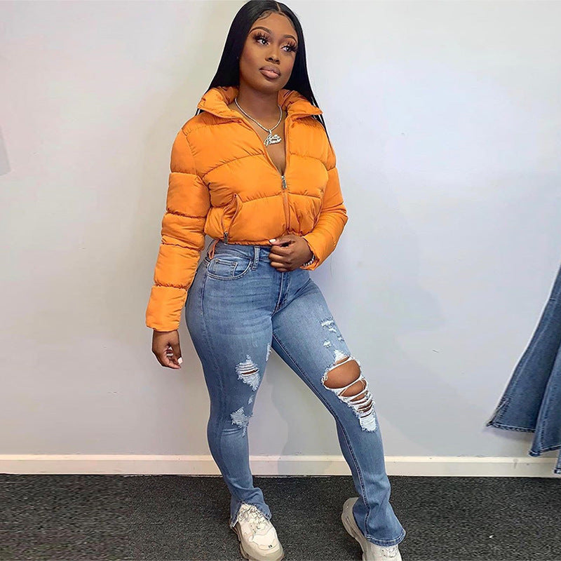 Michelle - Trendy Warm Zip Coat