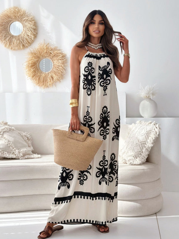 Juliette - Printing Slip Dress