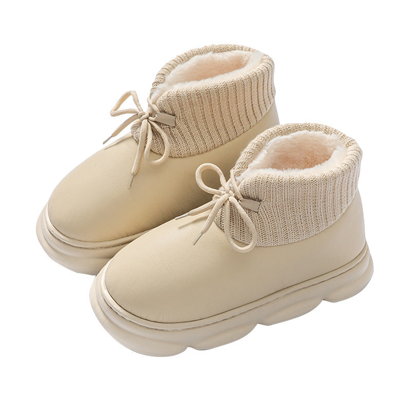 Queena - Cozy Velvet-Lined Winter Boots