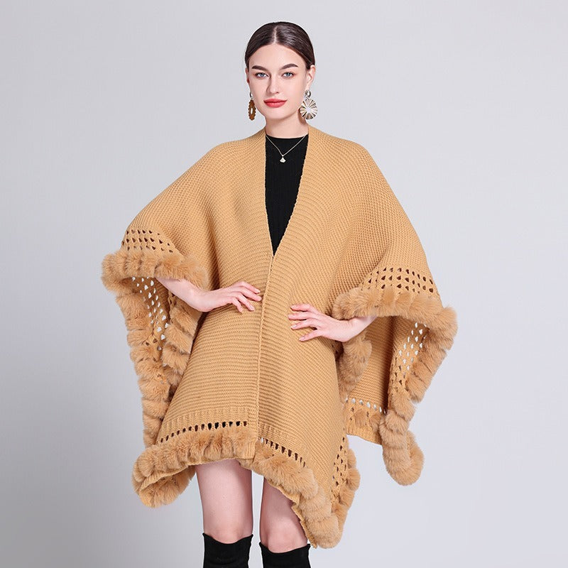 Jasmin - Cape And Shawl Sweater Coat