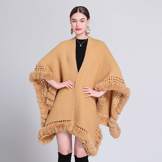 Jasmin - Cape And Shawl Sweater Coat