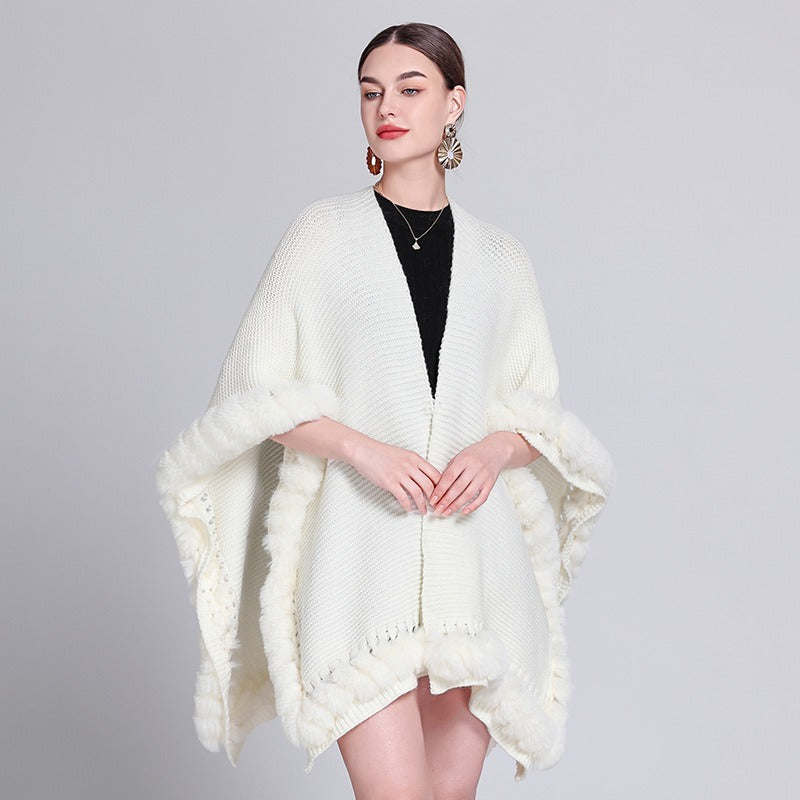 Jasmin - Cape And Shawl Sweater Coat