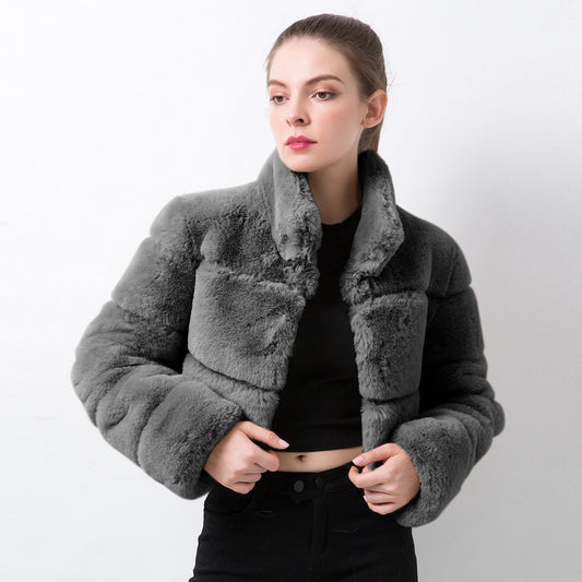 Jenna - Imitation Fur Coat