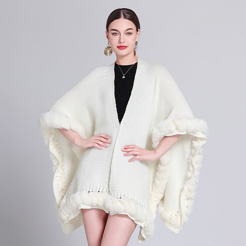 Jasmin - Cape And Shawl Sweater Coat