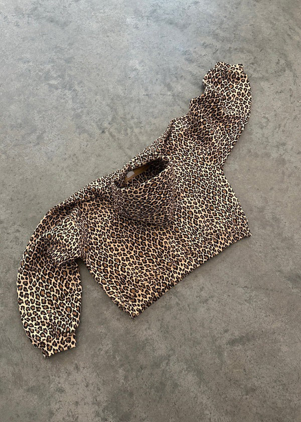 Minoa - Leopard Print Hoodie