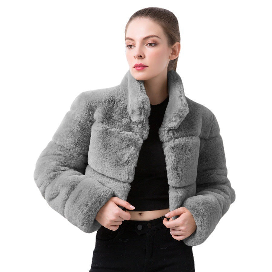 Jenna - Imitation Fur Coat
