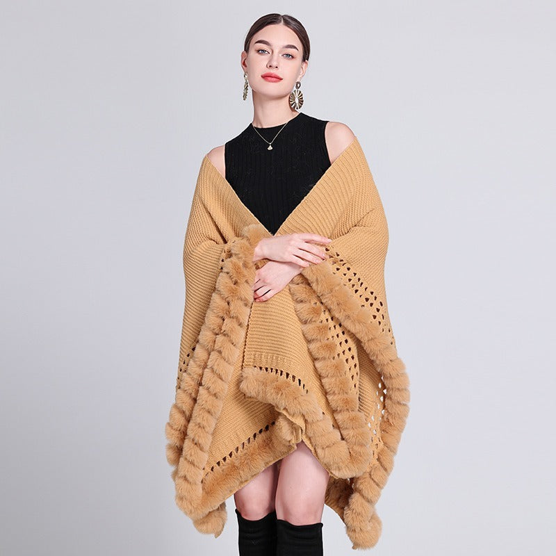 Jasmin - Cape And Shawl Sweater Coat