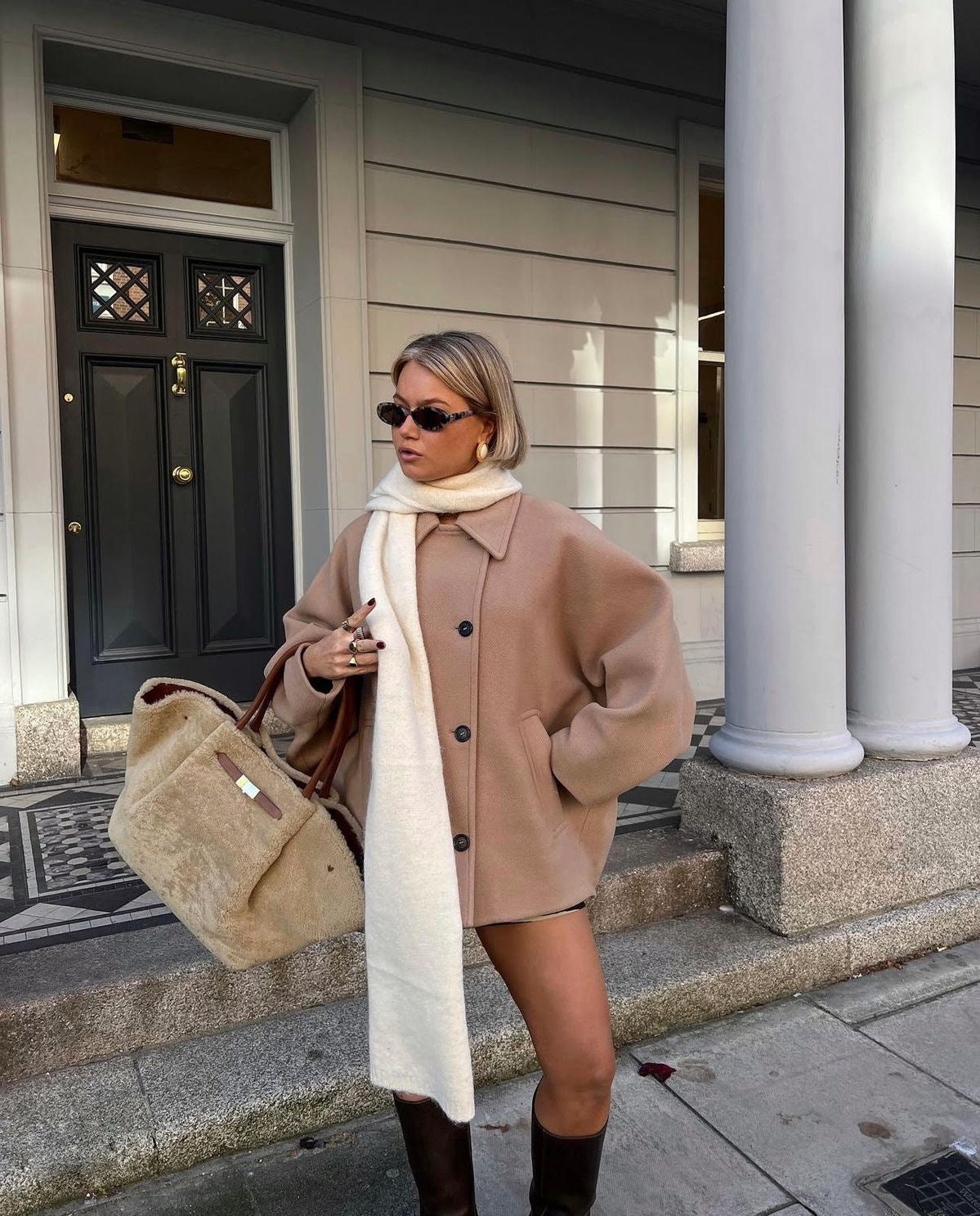 Lusmari - Oversized Wool Coat