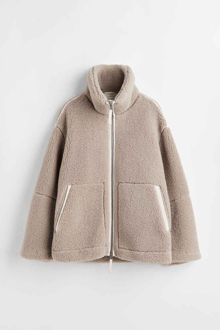 Miveah - Teddy Outdoor Zip Jacket