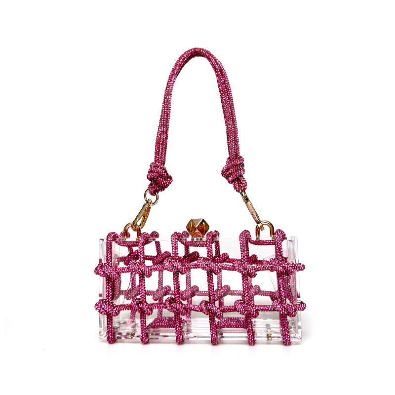 Sweet Shiny Rhinestone Handbag