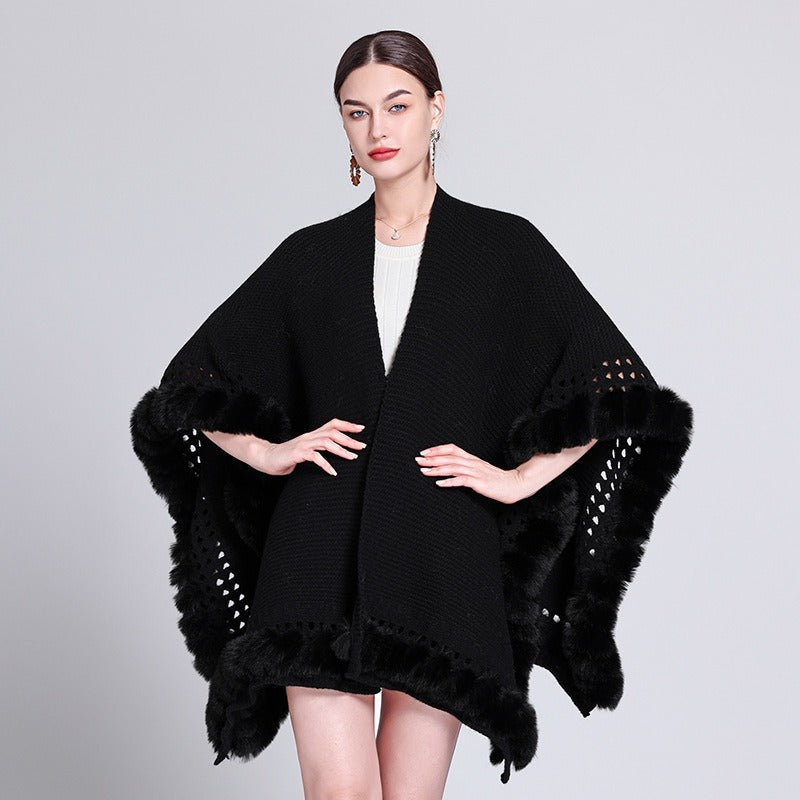 Jasmin - Cape And Shawl Sweater Coat