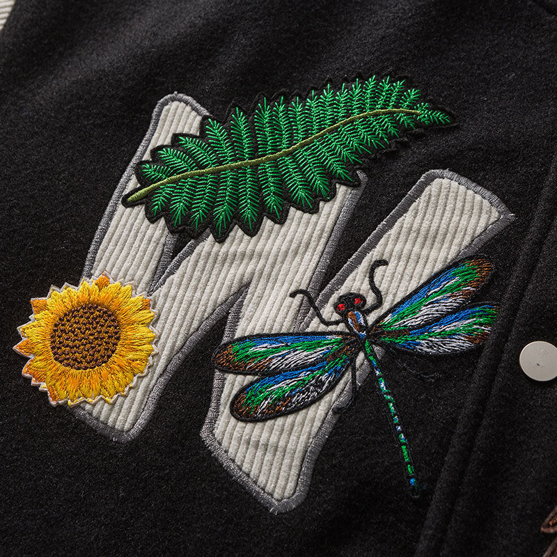 Javier - Embroidered Baseball Jacket