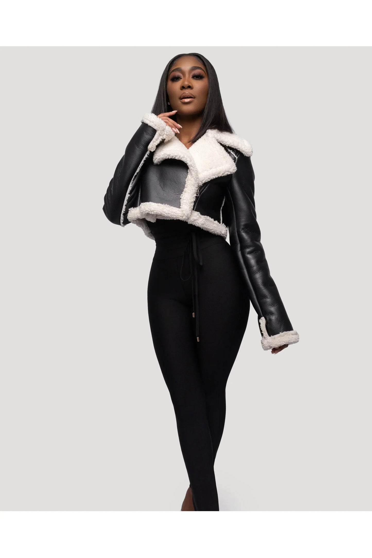 Ganeah - Cropped Wol Jacket